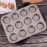 12 Cups Muffin Bun Cupcake Baking Bakeware