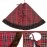 Christmas Plaid Sock/Tree Skirt for Xmas Tree