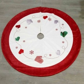 120cm Christmas Series Printing Tree Skirt