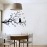 Wall Stickers Cat on Long Tree Branch Pattern
